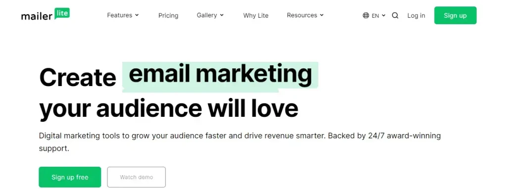 Best Email Marketing Platforms For Your Business: MailerLite