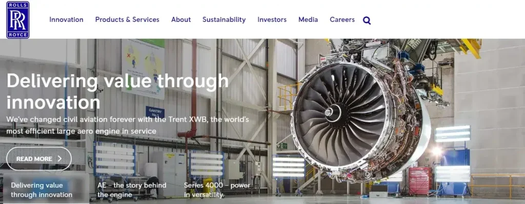 Top 10 Companies in the Capital Goods Field: Rolls Royce